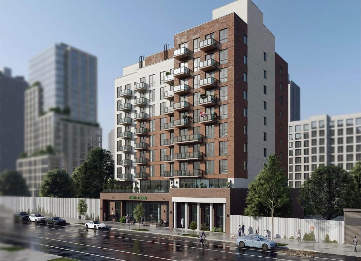 915 Dean Street - daytime exterior rendering