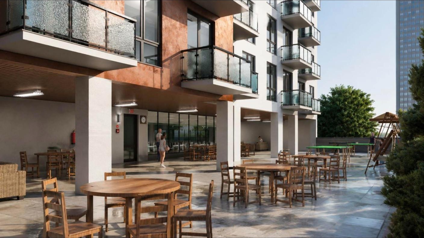 915 Dean Street - amenity terrace rendering